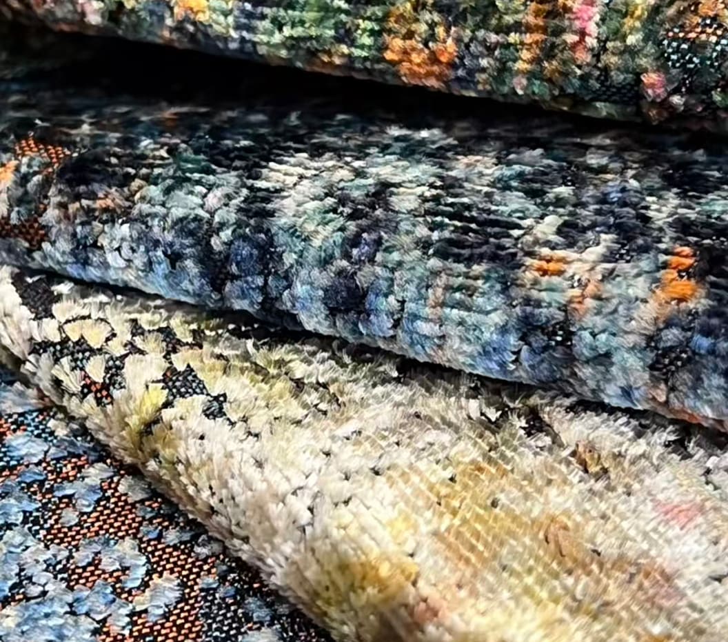 JBL Hoge kwaliteit Jacquard Fluwelen Stof Mode Nieuwe Collectie Briljante Kleuren Patroon Morden Stijl Jacquard Fluweel voor Bank