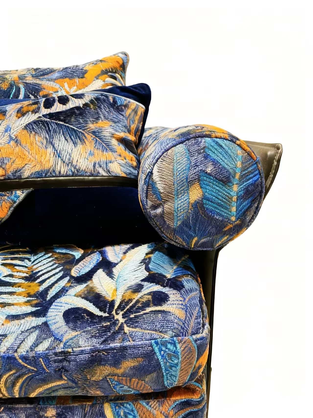 JBL Hoge kwaliteit Jacquard Fluwelen Stof Mode Nieuwe Collectie Regenwoud Patroon Morden Stijl Jacquard Fluweel voor Bank